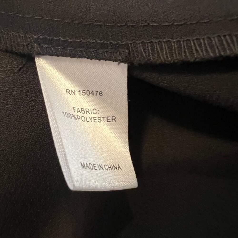 Crosby by Mollie Burch Black Tie Neck Sleeveless Blouse Size S - Picture 6 of 6